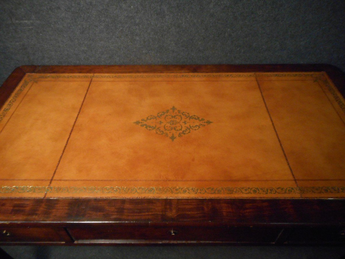 Louis XVI Period Desk In Mahogany-photo-4