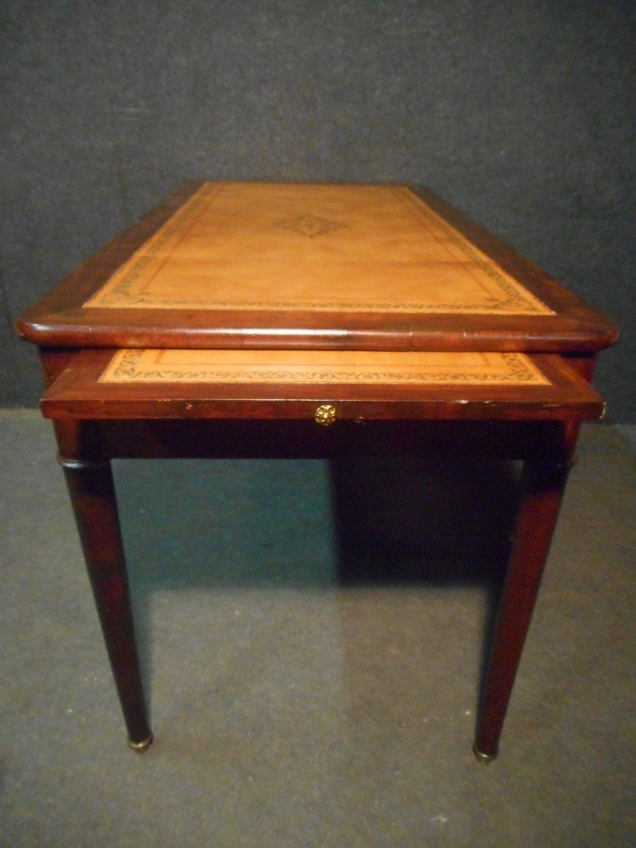 Louis XVI Period Desk In Mahogany-photo-3