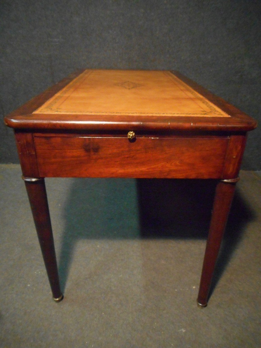 Louis XVI Period Desk In Mahogany-photo-5