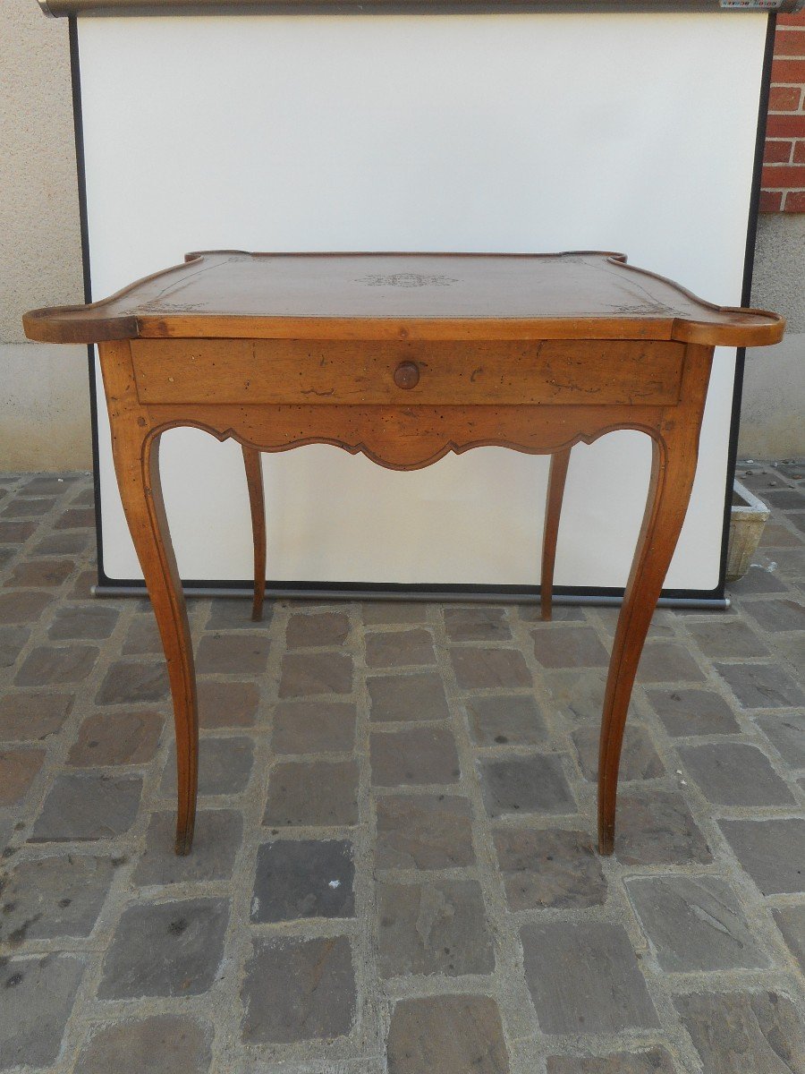 Louis XV Period Walnut Game Table-photo-3