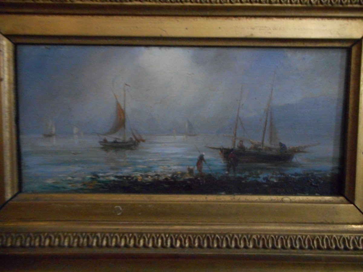Marine Painting By Gerarda Hermina Marius Eraud (1854-1919)-photo-4