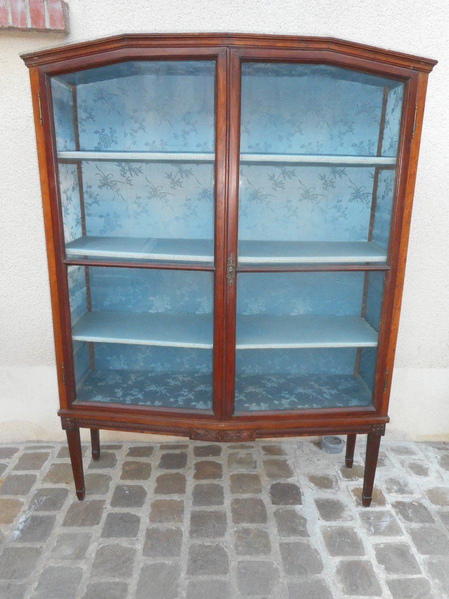 18th Century Cherrywood Showcase
