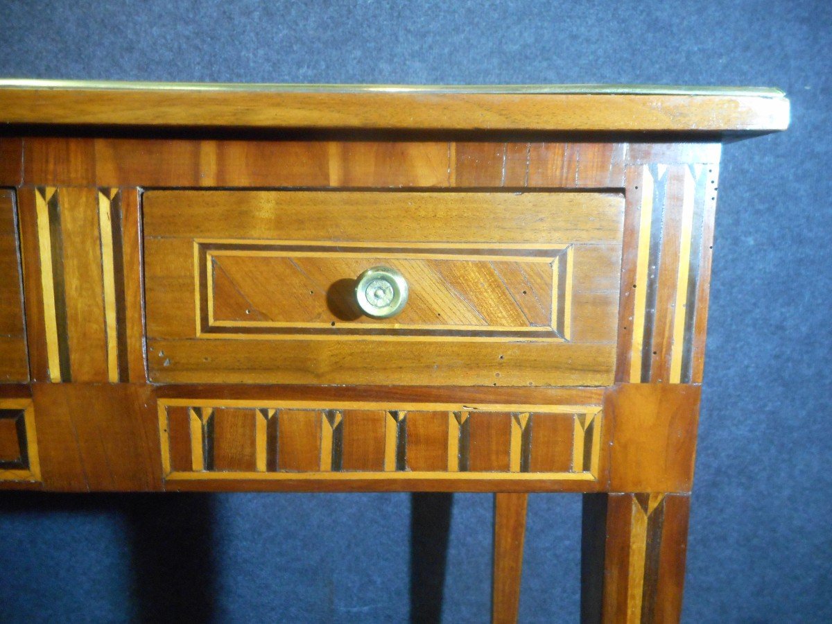 Petit Bureau De Femme En Marqueterie époque Directoire-photo-1