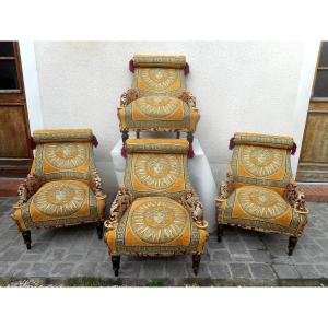 Ensemble de fauteuils époque Napoléon III