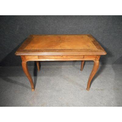 Petit Bureau En Noyer époque Louis XV