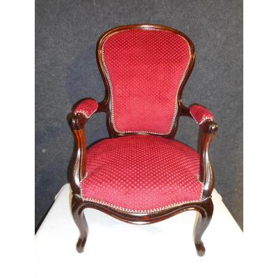 Fauteuil Enfant En Palissandre époque XIXème