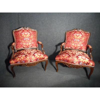 Pair Of Armchair Regency Period