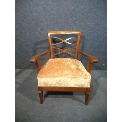 Fauteuil Aux Entrelacs De Jules Leleu (1883-1961)