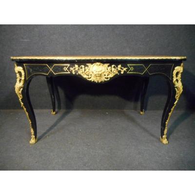 Bureau In Pear Black And Gilt Bronze Napoleon III