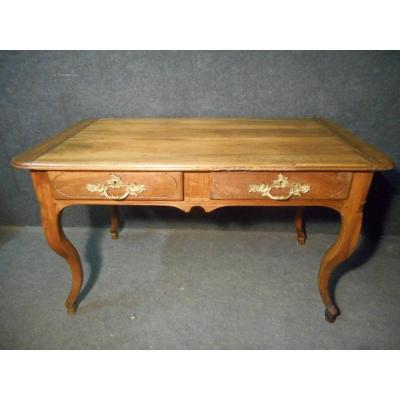 Louis XV Period Desk In Walnut