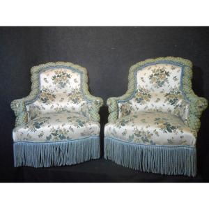 Pair Of Napoleon III Armchairs