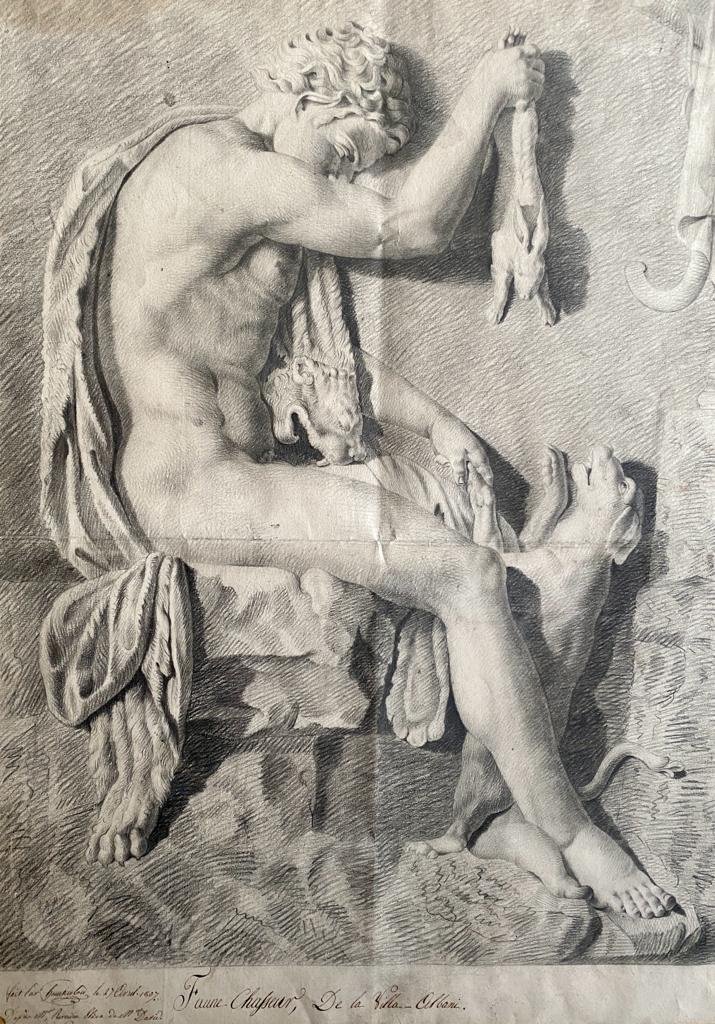 HOURTELIOU, d'après François Gédéon REVERDIN - Faune Chasseur. De La Villa Albani-photo-4