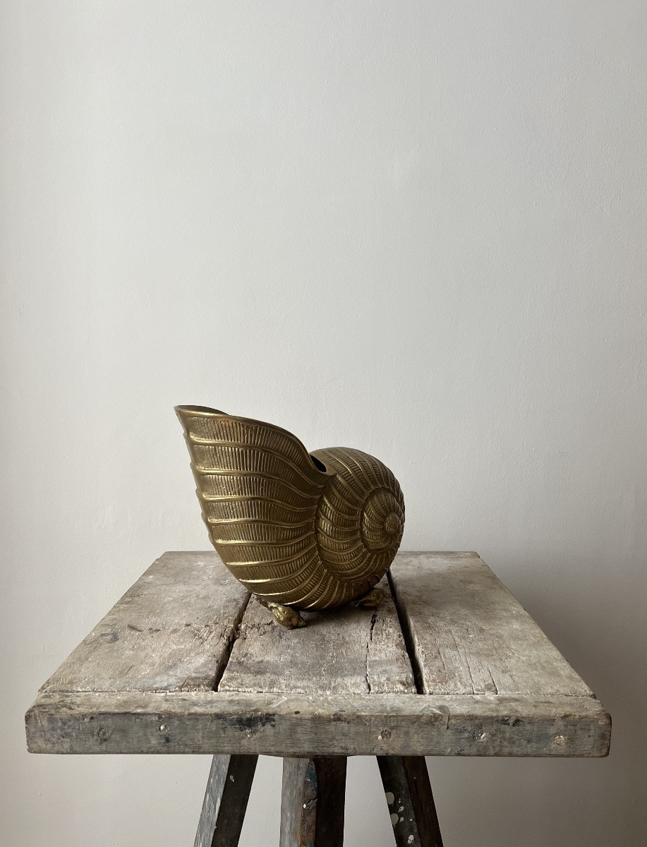 Seau à champagne en forme de nautile par Giovanni Patrini-photo-4
