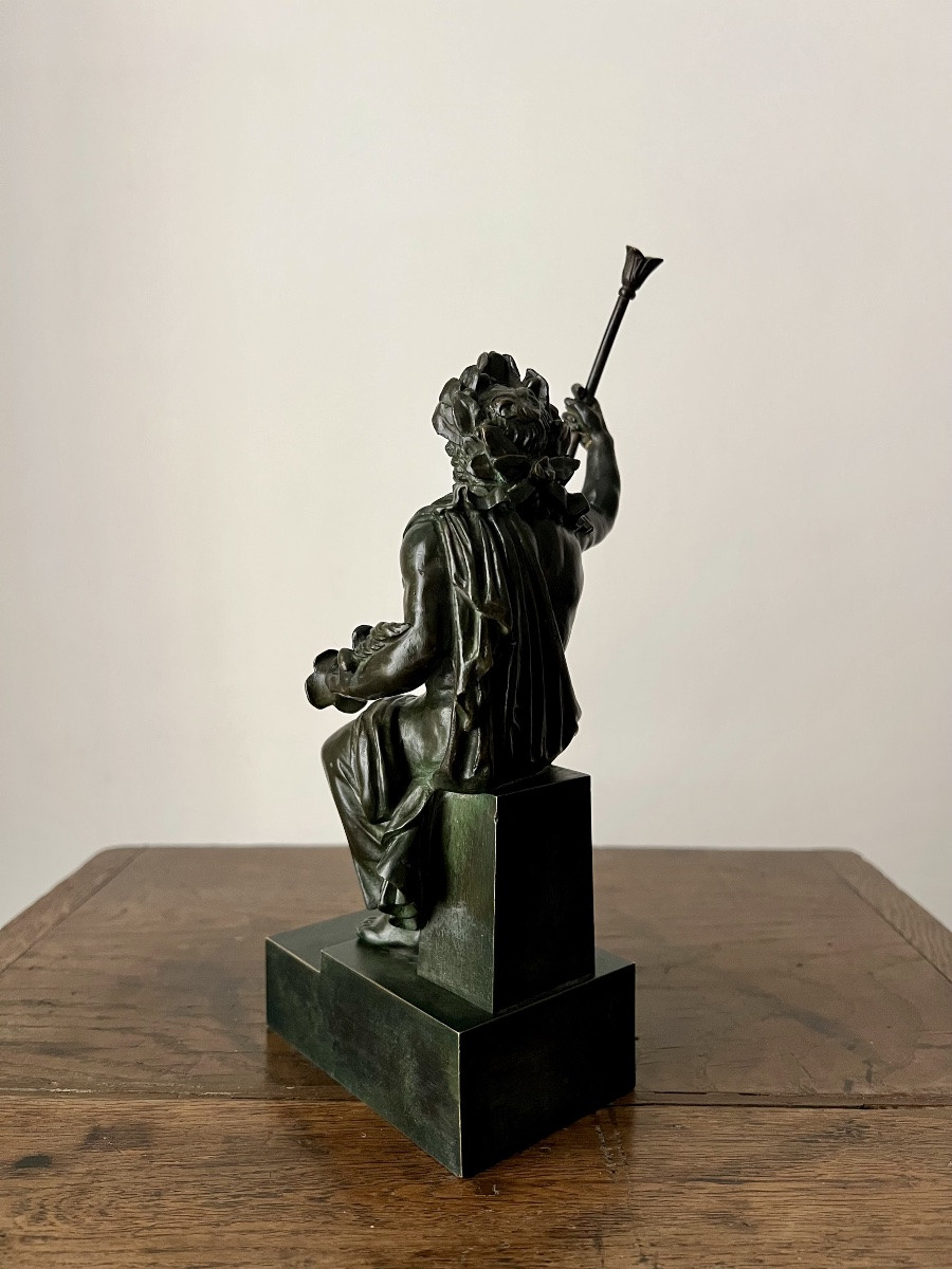 Jupier assis d’après l’antique, XIXe-photo-1