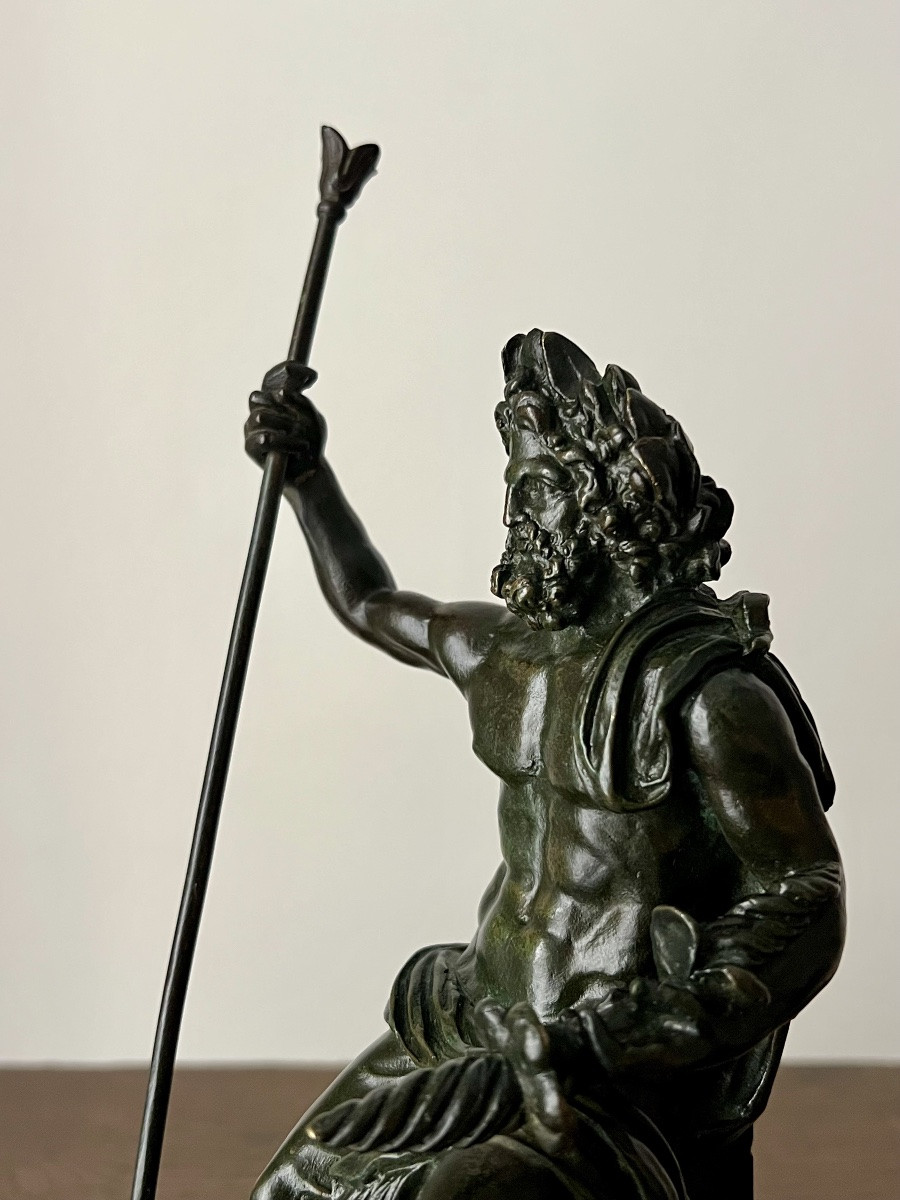 Jupier assis d’après l’antique, XIXe-photo-2