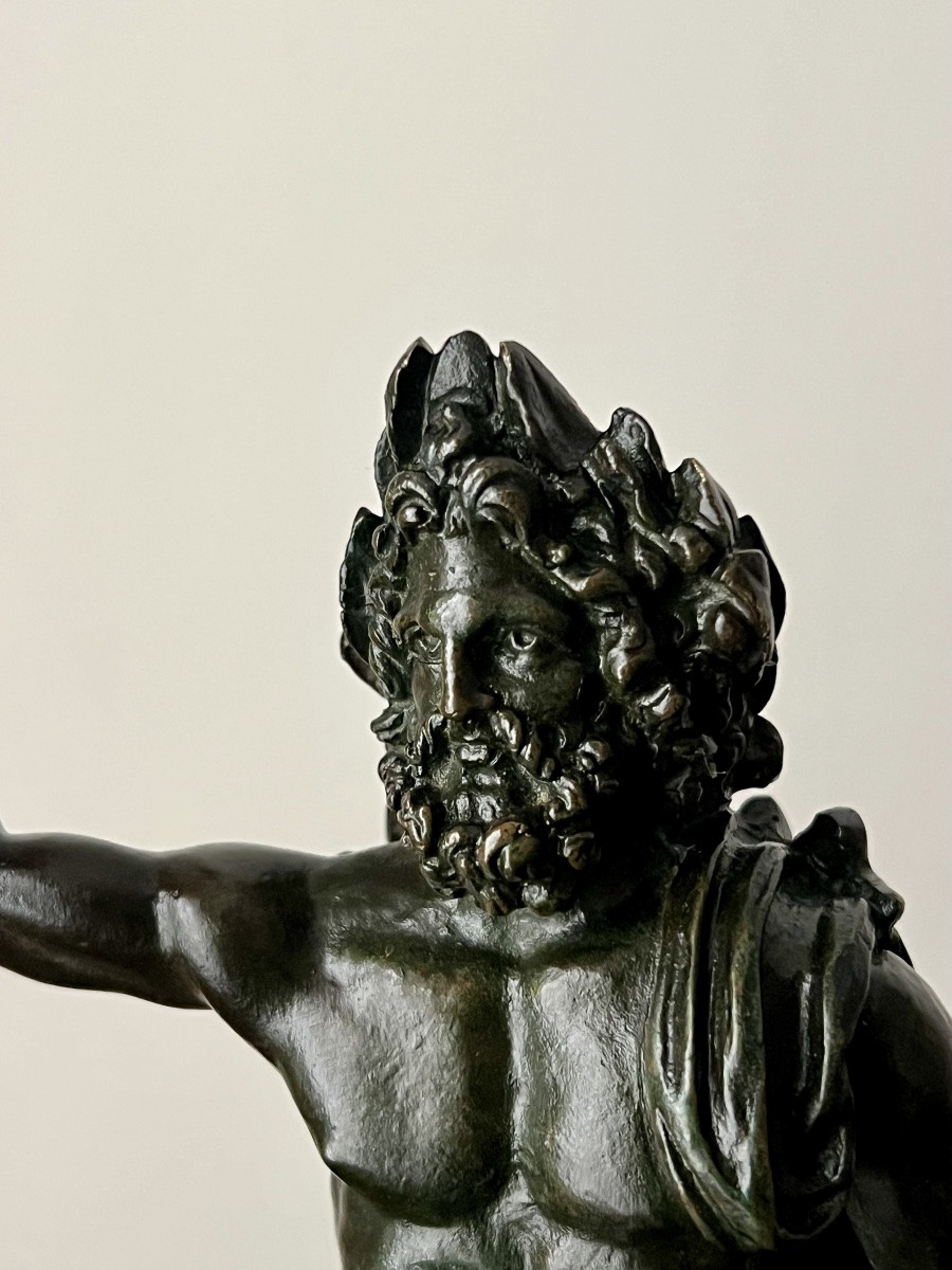 Jupier assis d’après l’antique, XIXe-photo-3