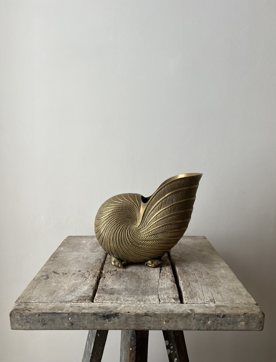 Seau à champagne en forme de nautile par Giovanni Patrini-photo-2