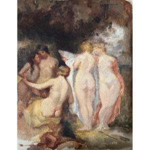 Women In The Bath, Circa 1880