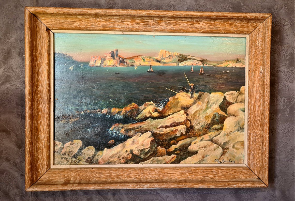 Edges Of The Mediterranean, After Jean Baptiste Olive And Signed M. Boulay-photo-3