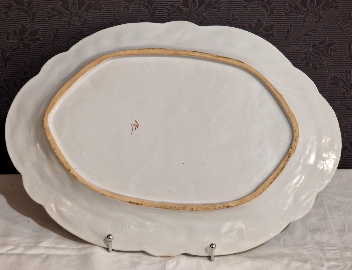Large Oval Dish With Chinese Decor-photo-3