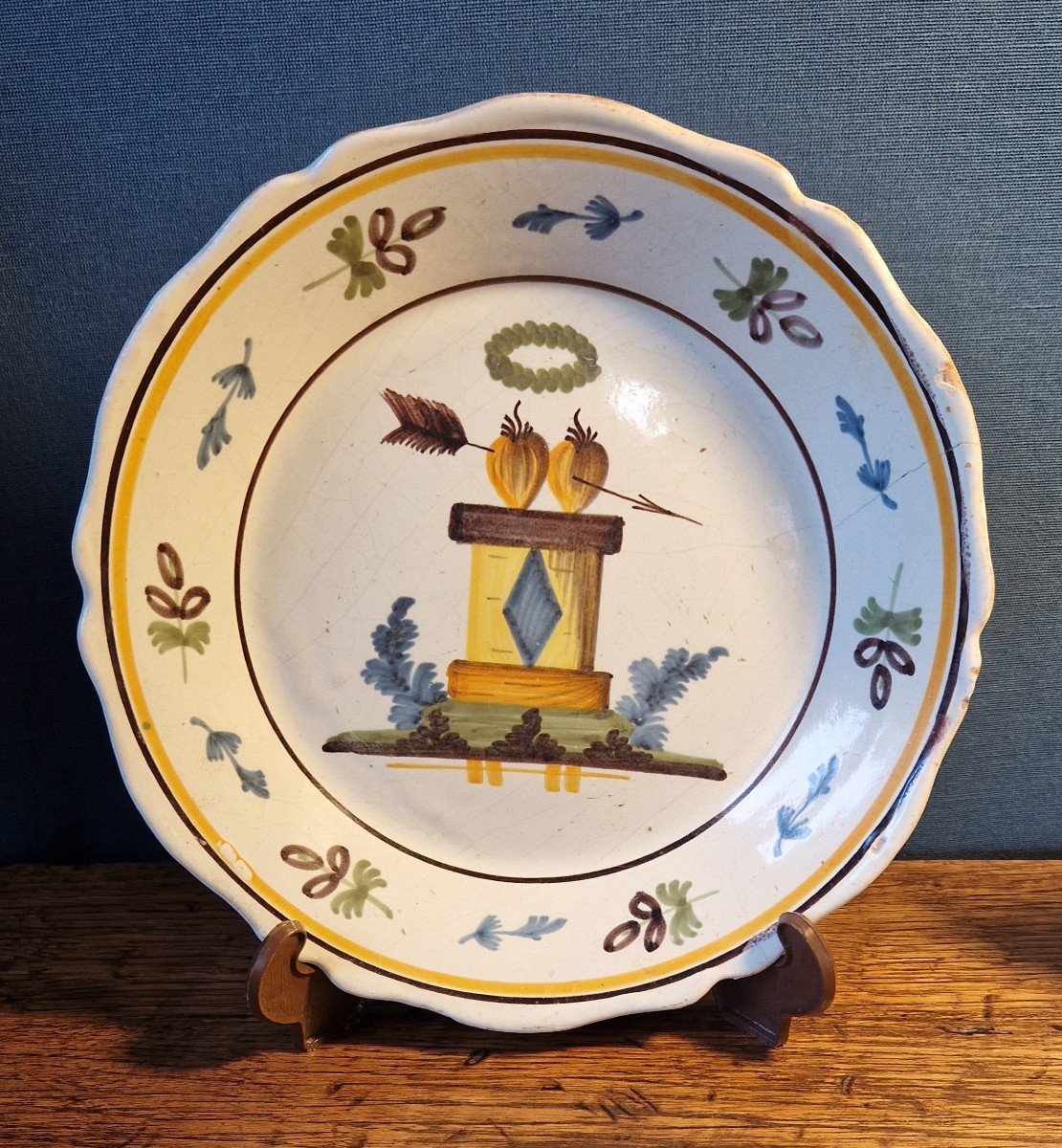 Revolutionary Plate Nevers XVIII Eme
