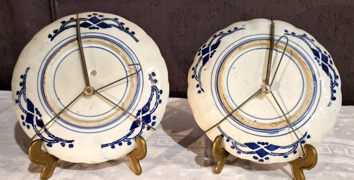 Paire Assiettes Imari Japon-photo-2