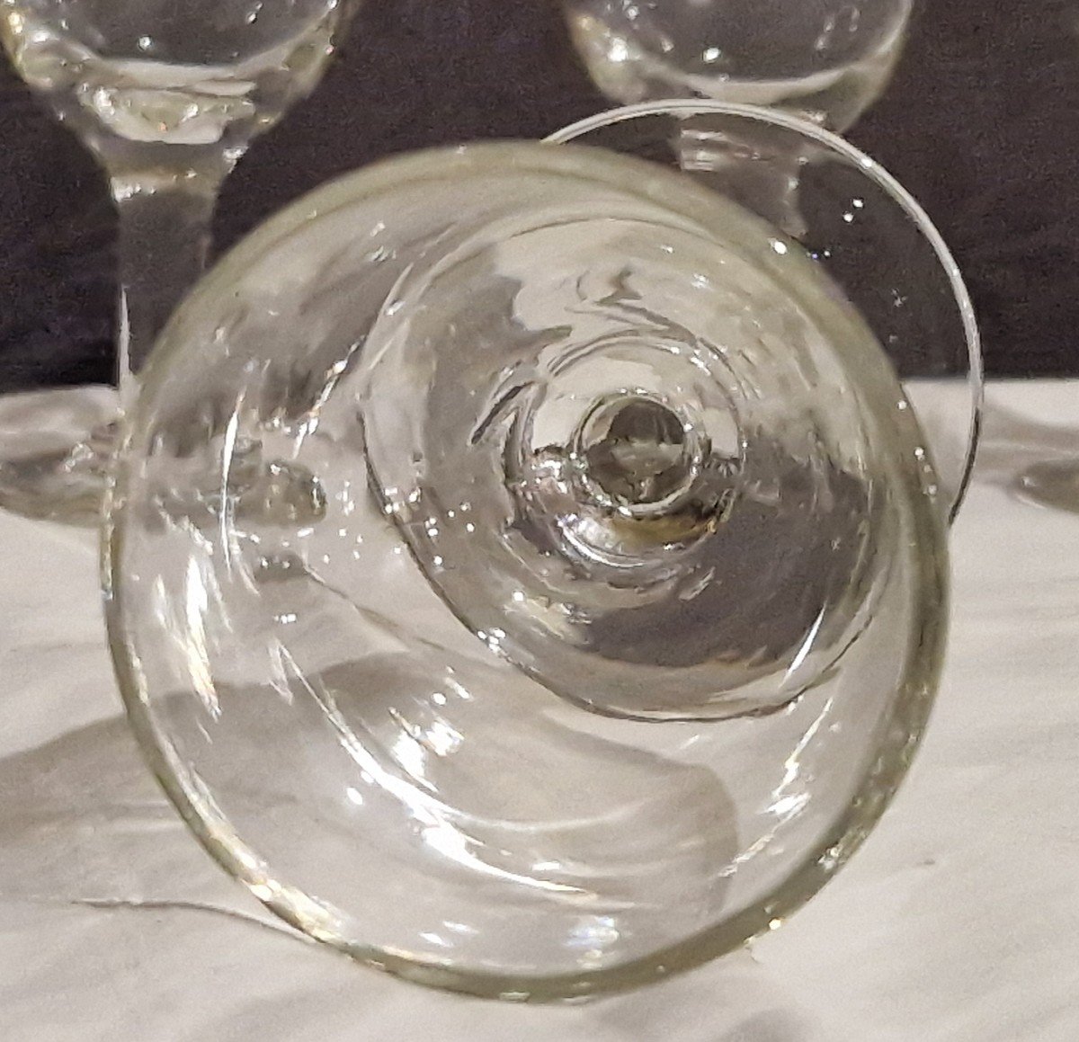 12 Bistro Glasses Early 20th Century-photo-1