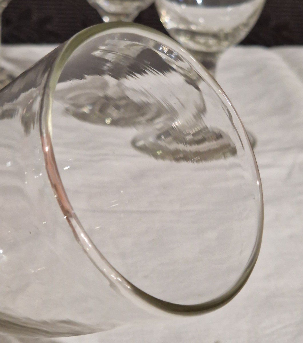 12 Bistro Glasses Early 20th Century-photo-3