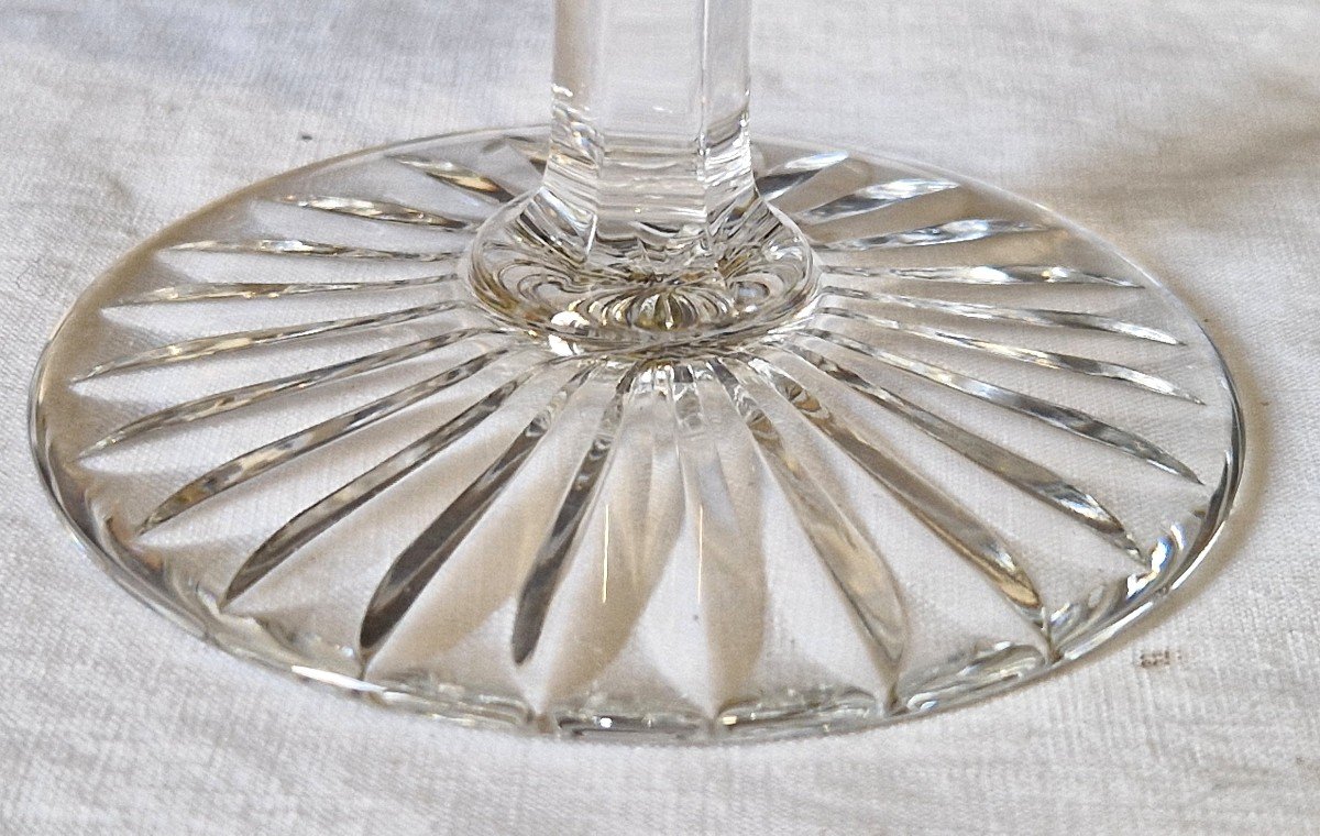 4 Crystal Wine Glasses Saint Louis Model Tommy-photo-4