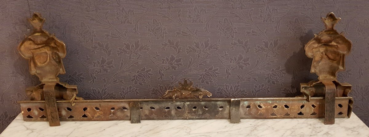 Barre De Foyer/devant De Cheminée époque XIXème-photo-4