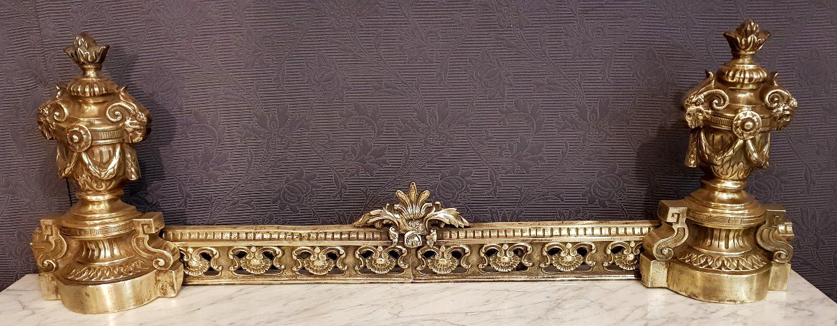 Barre De Foyer/devant De Cheminée époque XIXème