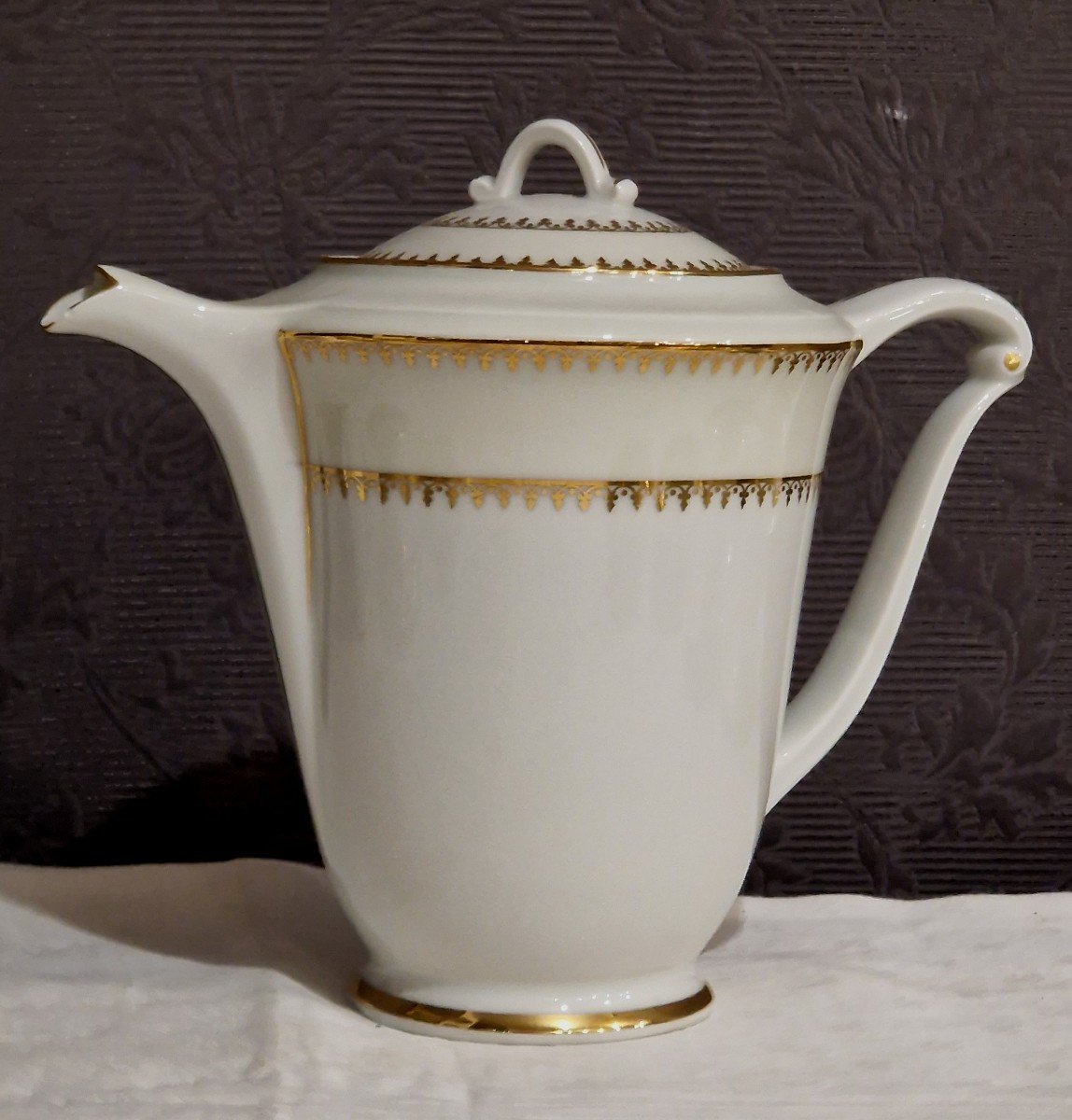 20th Century Limoges Porcelain Coffee Service-photo-7