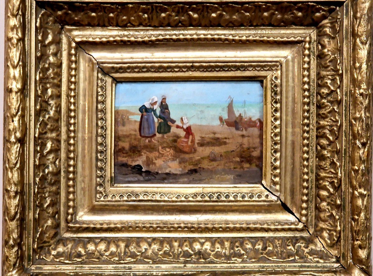 Les Ramasseuses De Moules Fin XVIIIème/début XIXème-photo-2
