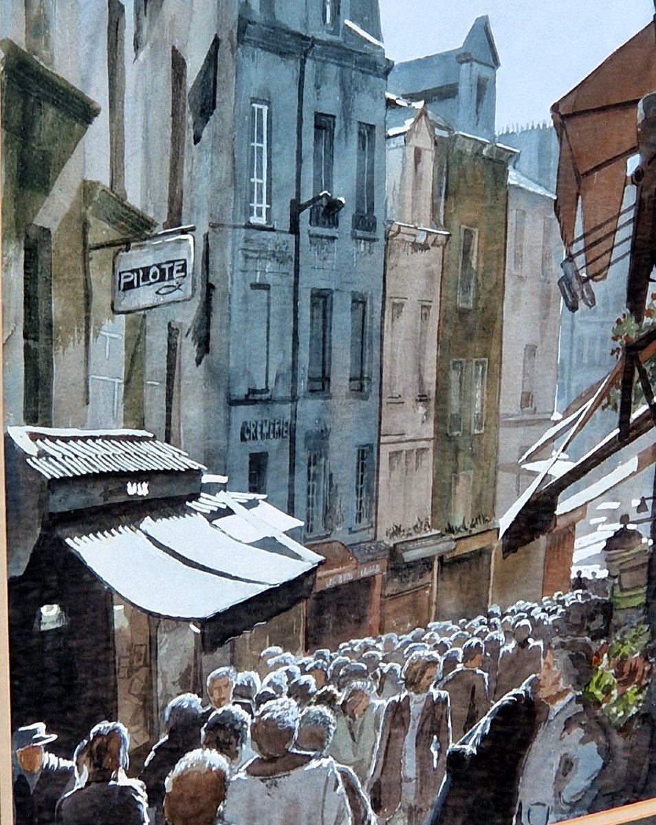 Watercolor Animated Alley 20th Century-photo-3