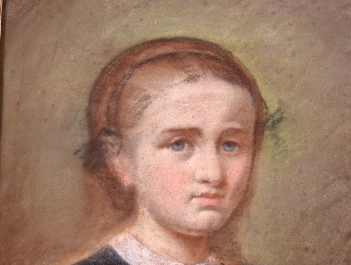 Portrait d'Une Jeune Femme époque Napoléon 3-photo-4