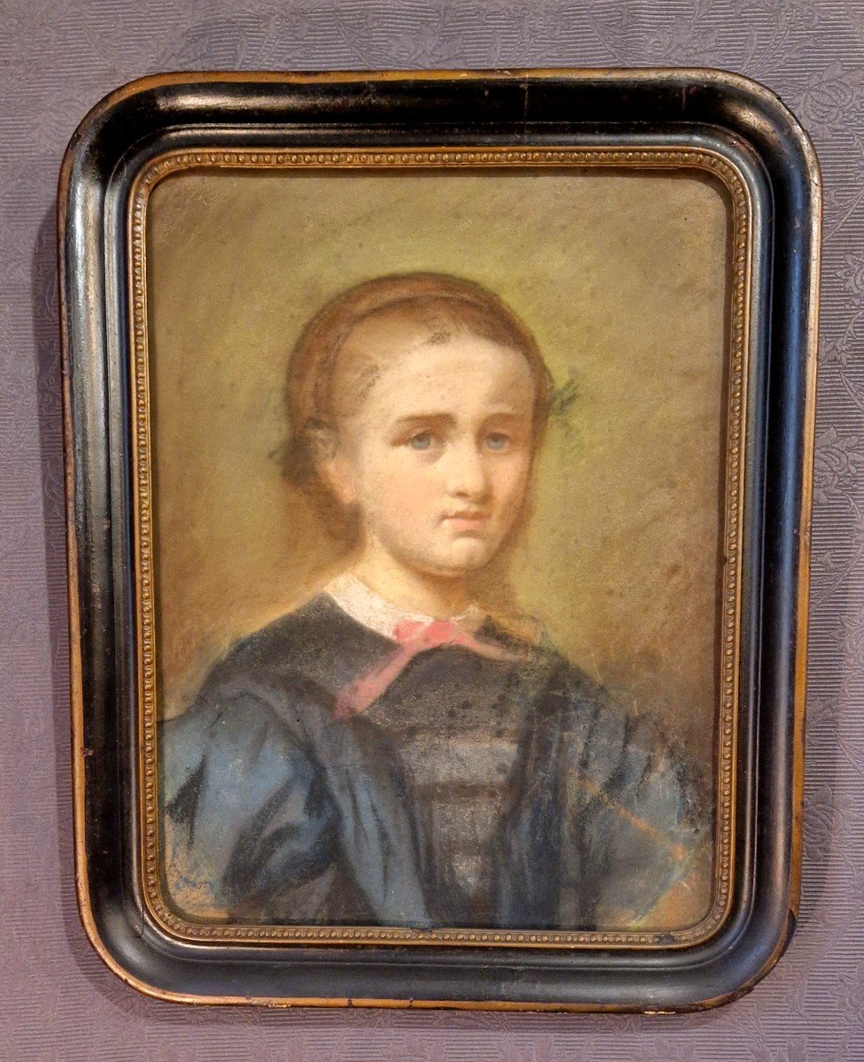 Portrait d'Une Jeune Femme époque Napoléon 3-photo-7