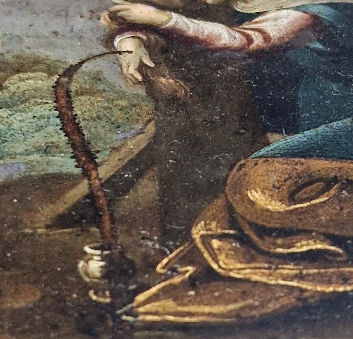 Crucifixion Flemish School 17th Century-photo-8