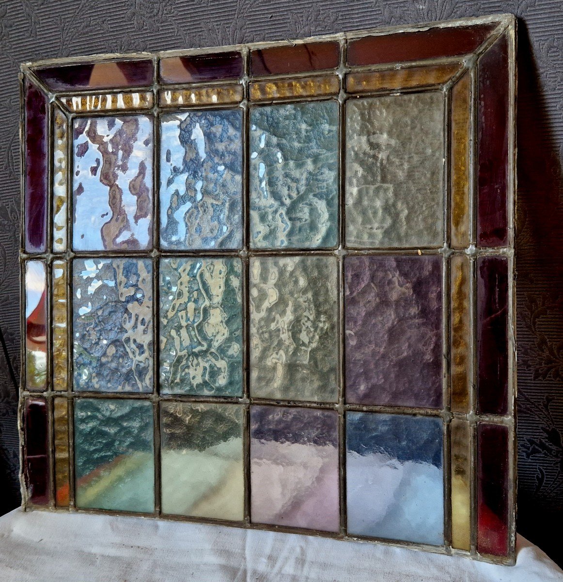Vitrail Fenêtre XIX e-photo-2