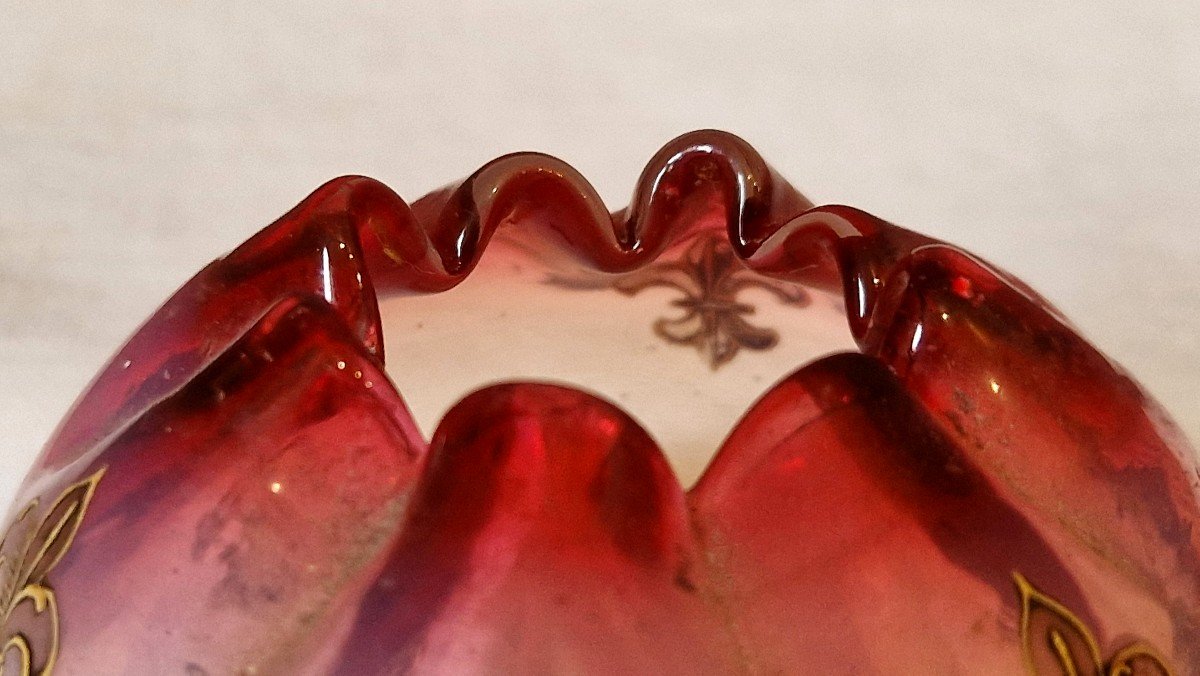 Pair Of Legras Montjoye Ball Vases-photo-4