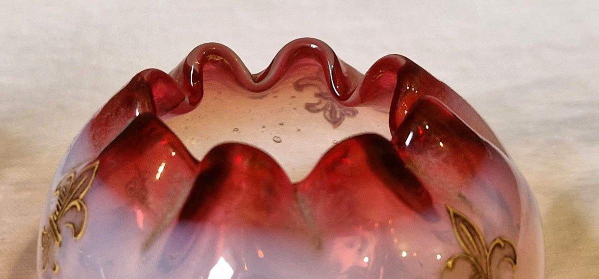 Pair Of Legras Montjoye Ball Vases-photo-5