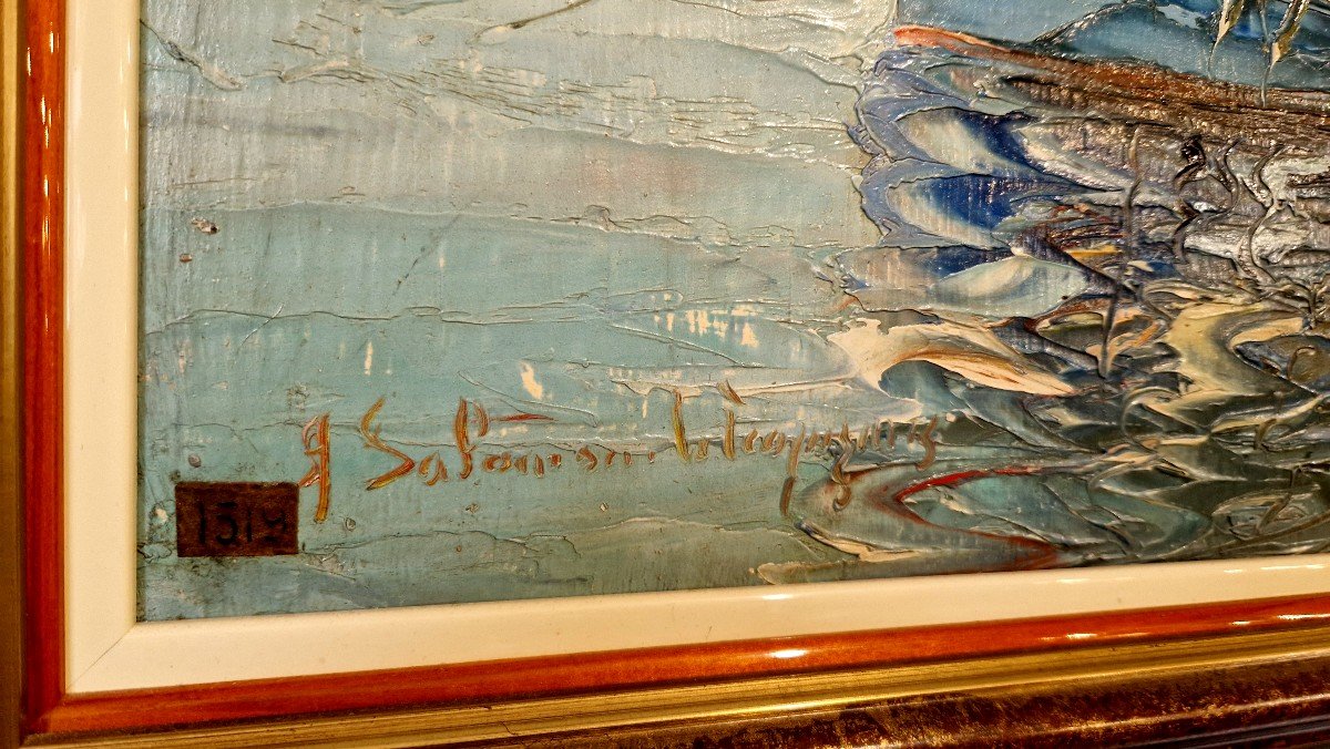 Bords  de  Saint Tropez Par André Salomon XXeme-photo-3