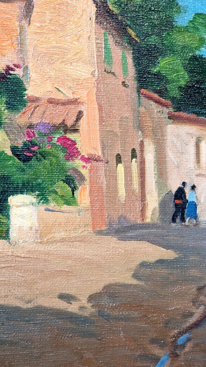 Ruelle De Provence Par Paul André Eschbach ( 1881- 1961 ). -photo-1