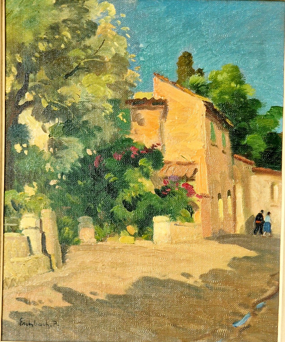 Ruelle De Provence Par Paul André Eschbach ( 1881- 1961 ). 