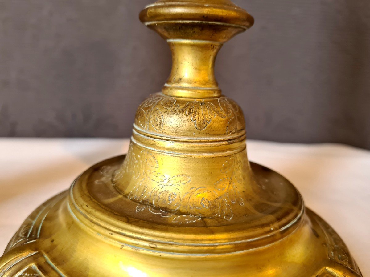 Pair Of 19th Century Candlesticks-photo-2
