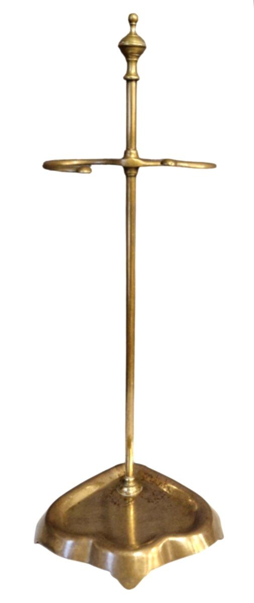 19th Century Brass Fireplace Servant