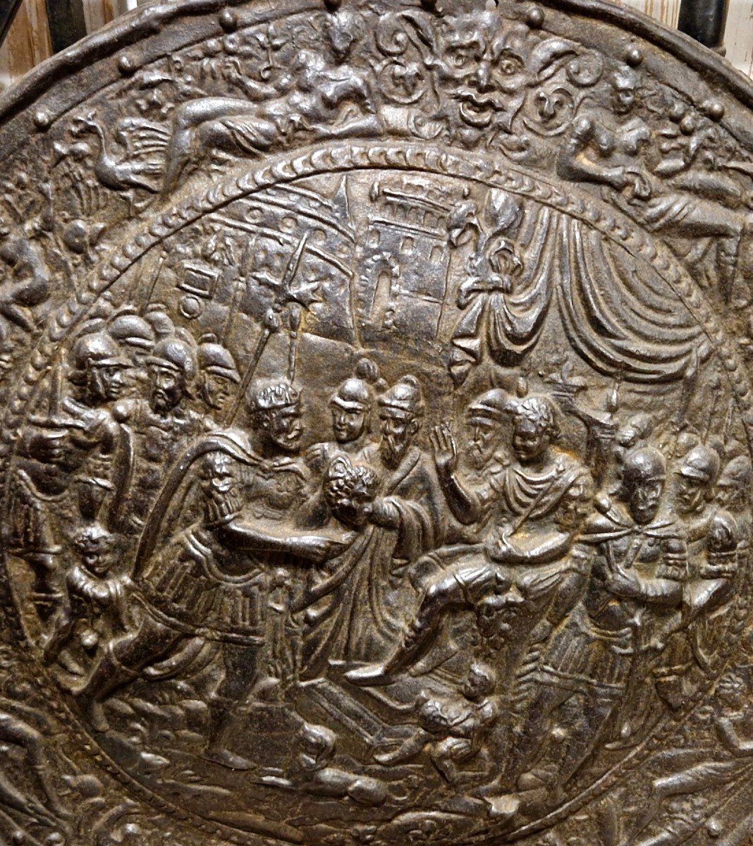 Decorative Shield Roman Victory Viollet Le Duc 19th Century-photo-2