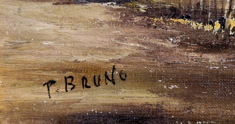 Bords De Loire Par Pierre Bruno XXe-photo-2