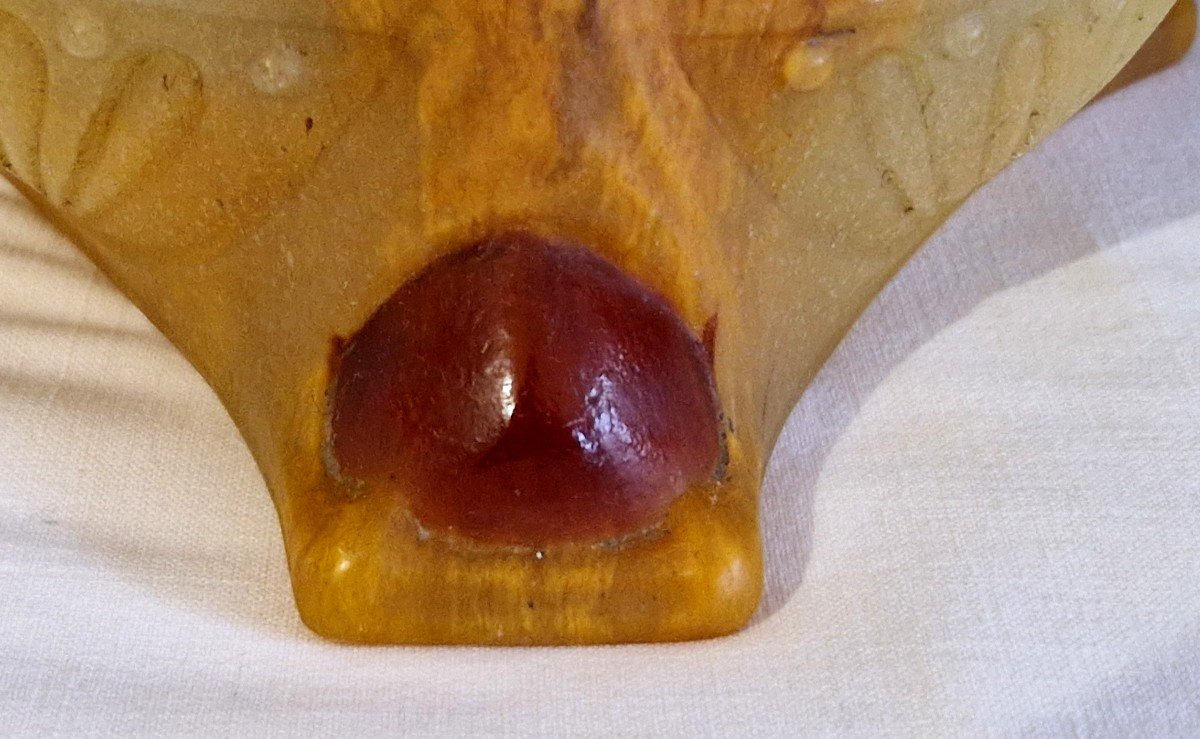 Glass Paste Pocket Tray Signed Walter Nancy-photo-4