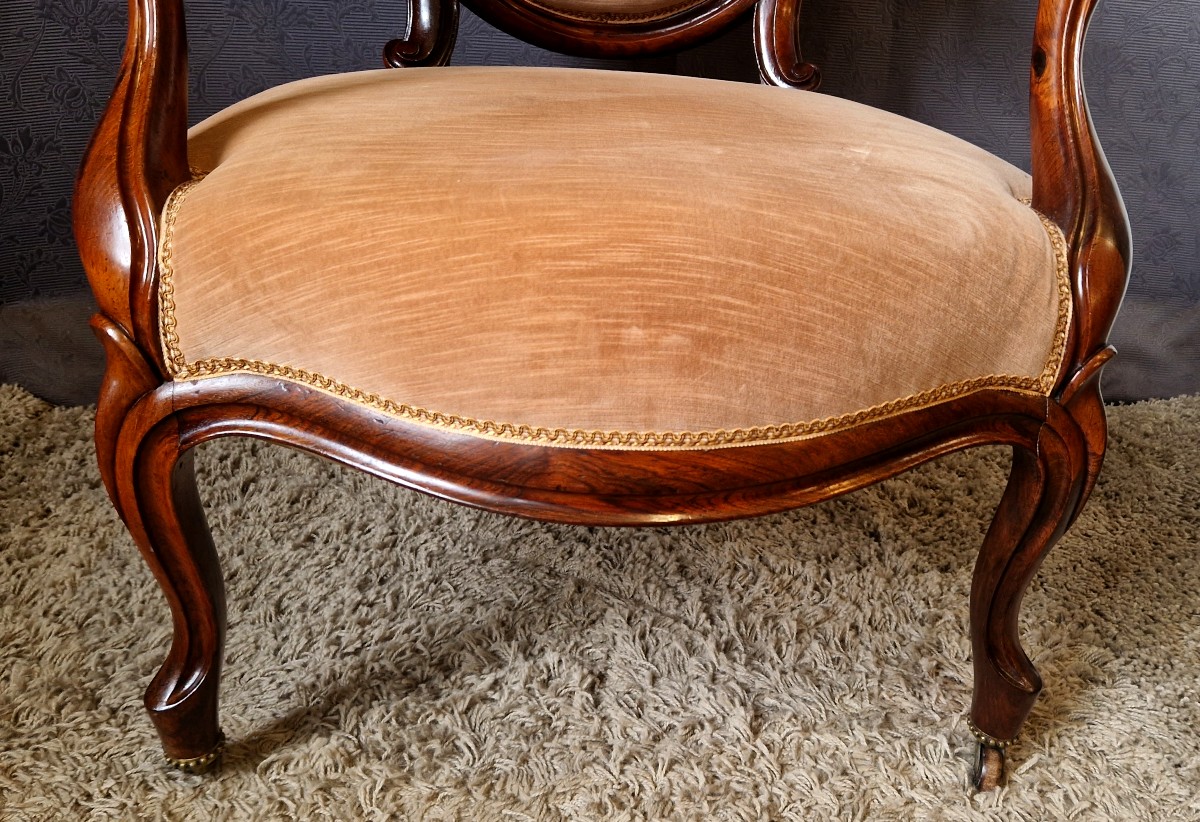 Rosewood Medallion Armchair-photo-3