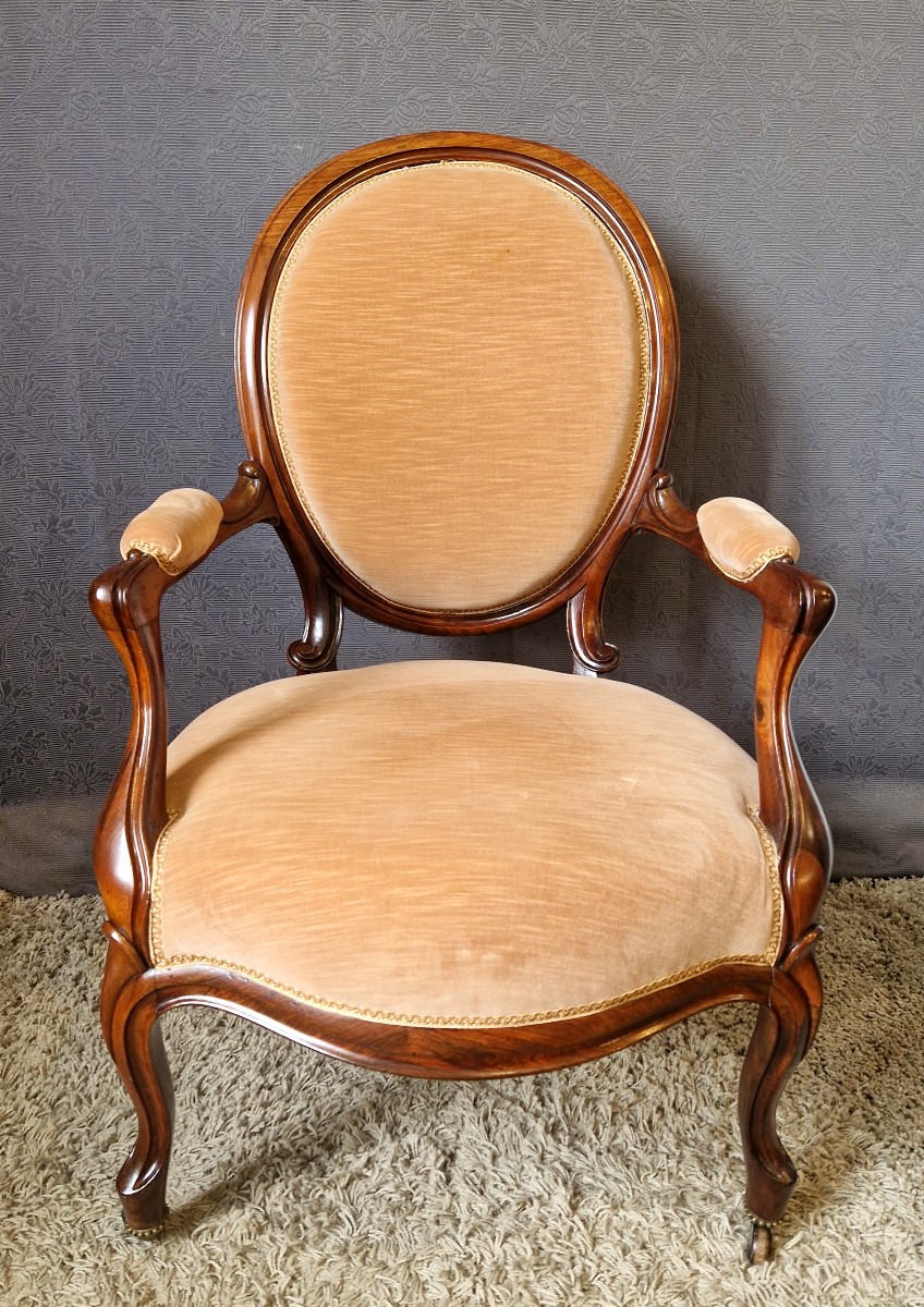 Rosewood Medallion Armchair